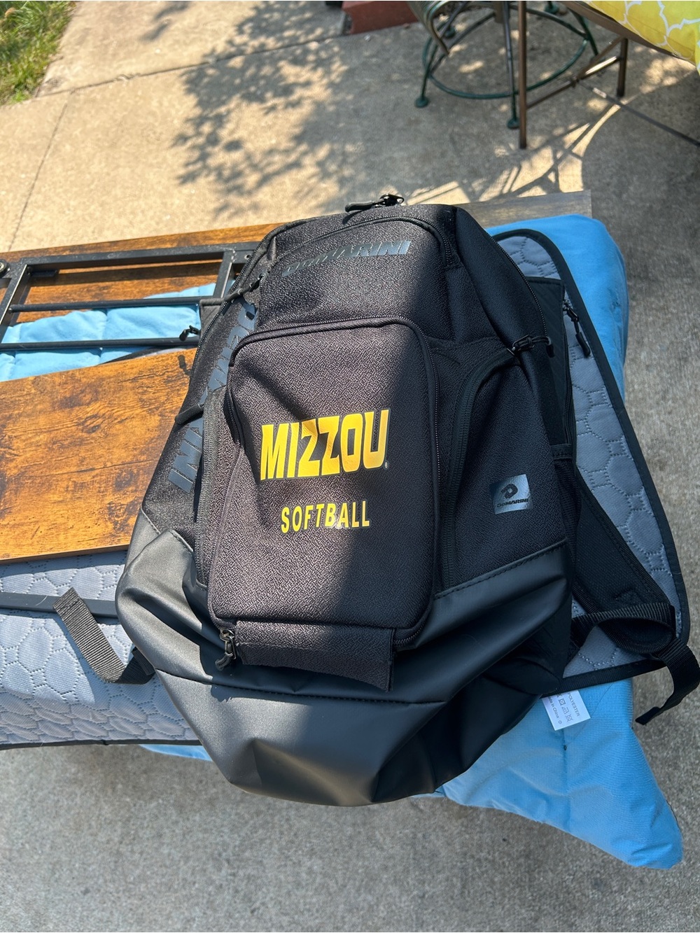Demarini Mizzou Softball Black Team Backpack